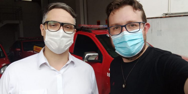 Major vai implantar base do Corpo de Bombeiros Voluntários
