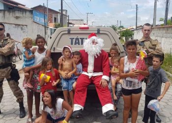 PM arrecada brinquedos e alimentos para famílias em situação de vulnerabilidade