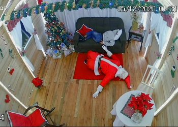 Casa do Papai Noel de Major Gercino é vandalizada horas após abertura