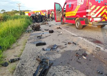 Acidente grave mata duas pessoas na SC-410