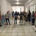 Funcionários públicos e voluntários realizaram mutirão de limpeza na escola do Trinta Réis