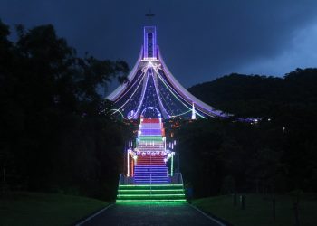 As Luzes e Presépio do Santuário permanecerão até neste domingo