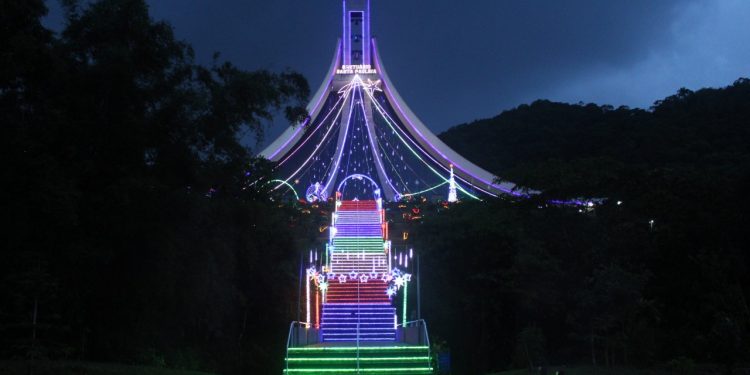 As Luzes e Presépio do Santuário permanecerão até neste domingo