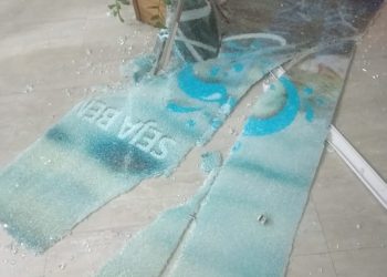 Igreja em Nova Trento é alvo de vândalo