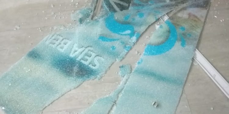 Igreja em Nova Trento é alvo de vândalo