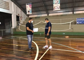 Ginásio de Esportes de Nova Trento ganha iluminação de LED