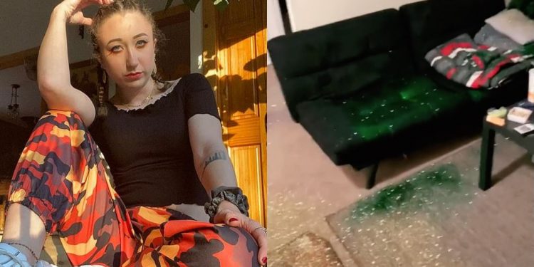 Jovem viraliza na internet após despejar glitter no apartamento do ex-namorado