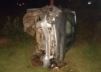 Acidente deixa três pessoas feridas na SC-410, em São João Batista