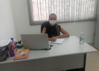 Katia Battisti coordena o Cras de Nova Trento