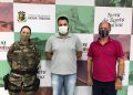 Comandante da Polícia Ambiental visita prefeito de Nova Trento