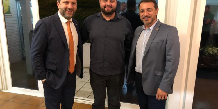 Prefeito de Nova Trento participa de encontro com governador Carlos Moisés