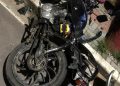 Acidente entre carro e moto deixa uma pessoa ferida