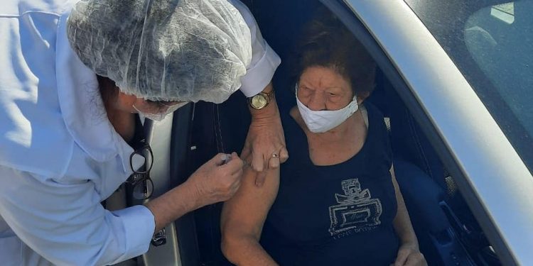 São João Batista vacinou 158 idosos contra Covid neste sábado