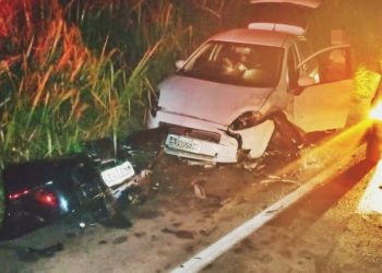 Duas pessoas feridas em acidente na SC-108, em Major Gercino