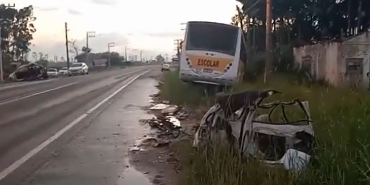 Duas pessoas morrem em grave acidente na SC-410