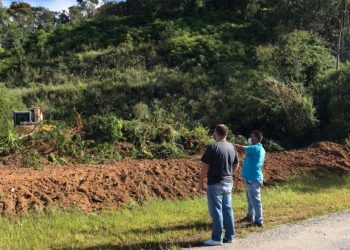 Nova Trento inicia limpeza do terreno da futura obra da Capela Mortuária do Vígolo