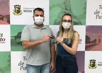 Prefeito de Nova Trento cede veículo do Gabinete para a Secretaria de Saúde