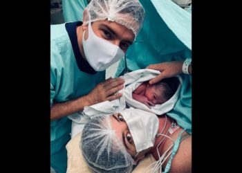 Batistense consegue sair do hospital para ver nascimento da filha