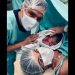 Batistense consegue sair do hospital para ver nascimento da filha