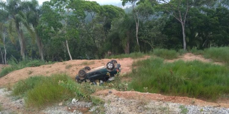 Acidente é registrado em Canelinha. Envolvidos não estavam no local