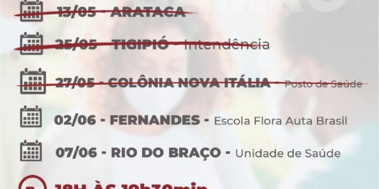 “Assistência no Bairro” estará no bairro Fernandes nesta quarta