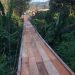 Concluída reconstrução de ponte pênsil na Tajuba I