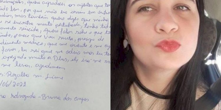 Em carta para advogada, Rozalba Grime diz que tem pensamentos suicidas