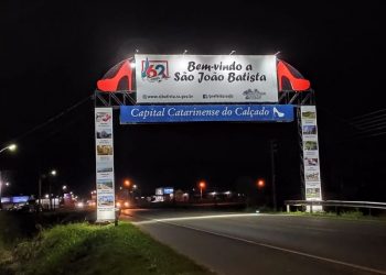 Pórticos de São João Batista recebem iluminação de LED