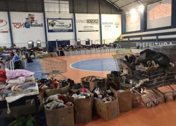 Doações aliviam situação das famílias atingidas por enxurrada em Canelinha