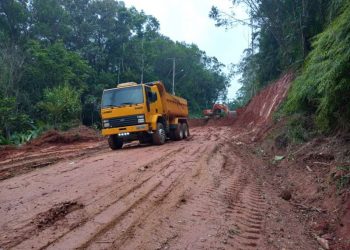 Secretaria de Infraestrutura conclui melhorias na Estrada Geral do Krequer