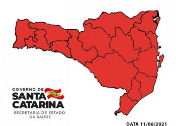 Matriz de Risco aponta todas as 16 regiões de Santa Catarina em situação gravíssima