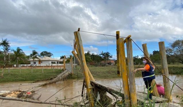 Tijucas também decreta situação de emergência em áreas afetadas pela tempestade