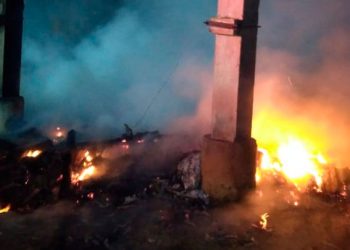 Incêndio destrói olaria em cidade do Vale do Rio Tijucas