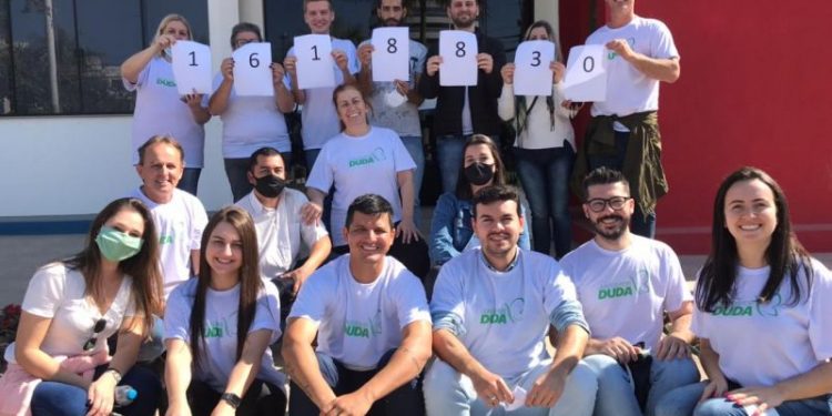 Pedágio arrecada R$ 16 mil para a campanha da Duda