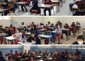 Estudantes de Nova Trento voltam às aulas 100% presenciais