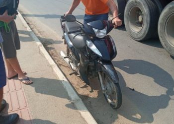 Grave acidente envolvendo motos, em São João Batista