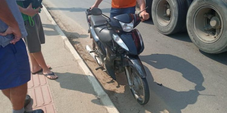 Grave acidente envolvendo motos, em São João Batista