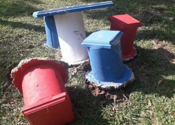 Após obras da Prefeitura, vândalos atacam estruturas do bosque