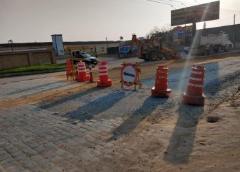 Desvio será retomado na entrada de Tijucas para colocação de asfalto