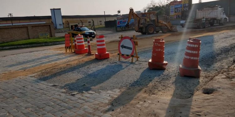 Desvio será retomado na entrada de Tijucas para colocação de asfalto