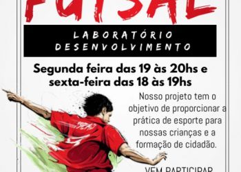 Laboratório de futsal tem horários no Jardim São Paulo