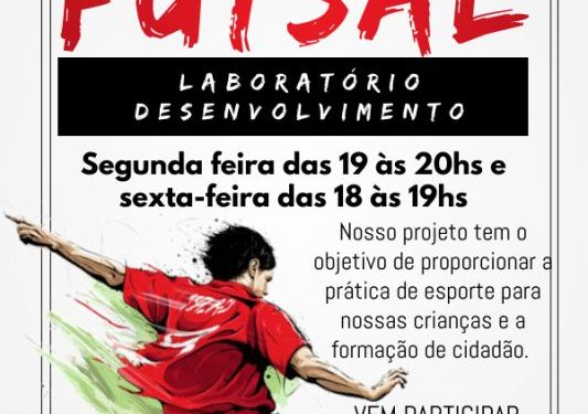 Laboratório de futsal tem horários no Jardim São Paulo