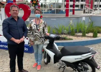 Moto será sorteada para quem se vacinar contra Covid em São João Batista