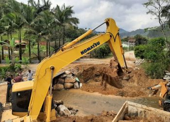 Trabalhos para reconstrução de mais três pontes são iniciados no interior de SJB