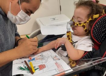 Laurinha melhora e ganha alta do hospital