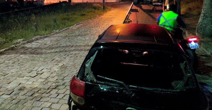 Motociclista fica ferido em acidente e tem moto apreendida