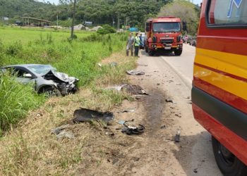 Duas mortes em grave acidente na SC-410, em São João Batista