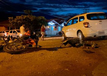 Motociclista fica gravemente ferido em acidente na SC-410