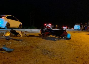 Motociclista vítima de acidente na SC-410, morre após entrada no hospital