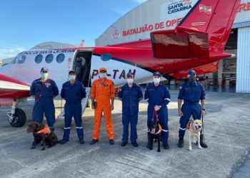 Segunda equipe dos Bombeiros Militares embarca para atuar em Petrópolis